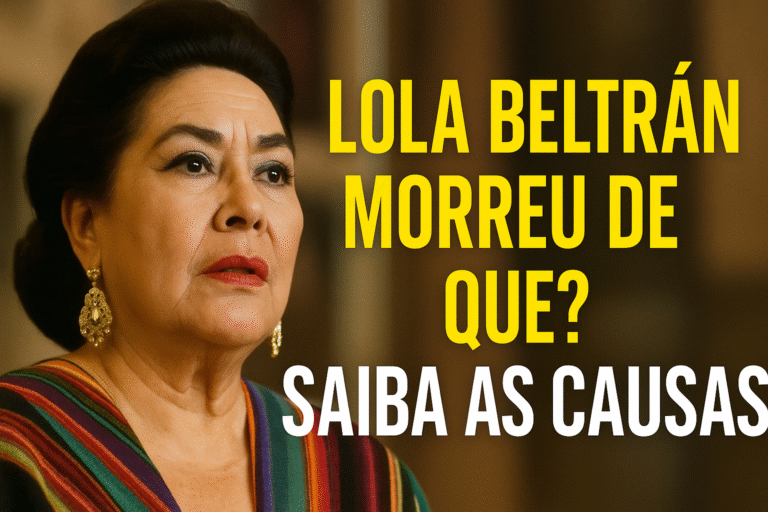 Lola Beltrán Morreu de Que? Saiba as causas