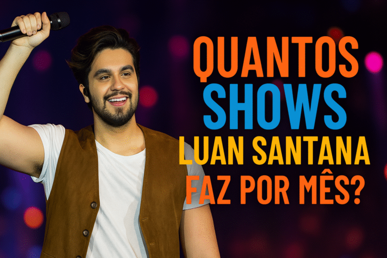 Quantos shows Luan Santana faz por mês?